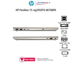 Laptop HP Pavilion 15-eg2055TU (6K785PA) (i7-1260P/8GB RAM/512GB SSD/15.6 FHD/Win11)