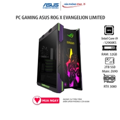 PC GAMING ASUS ROG X EVANGELION LIMITED (i9 12900KS/Z690/32GB RAM/2TB SSD/RTX 3080/1000W)