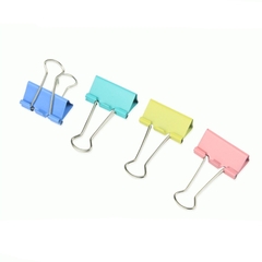 Kẹp bướm kẹp giấy màu 32mm hộp 24 chiếc