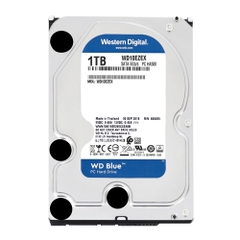 Ổ cứng HDD WD 1TB Blue 3.5 inch, 7200RPM, SATA, 64MB Cache (WD10EZEX)