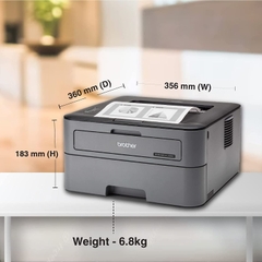 (Combo 3 máy)Máy in hai mặt trắng đen BROTHER HL-L2321D, tốc độ in 30 trang/ phút