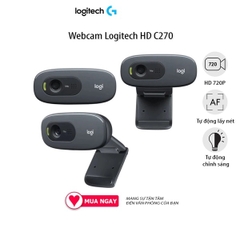 Webcam Logitech C270 HD 720P