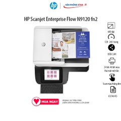 Máy quyét A3 HP Scanjet Enterprise Flow N9120 fn2, scan hai mặt, tốc Độ Scan 120 ppm/240 ipm, độ phân giải 600 ppi