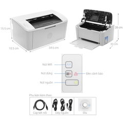 [FREESHIP] Máy in Laser HP LaserJet Pro HP Pro M15W tại VanphongStar, tốc độ in 18 trang/phút nhỏ gọn có WIFI