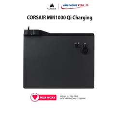 Lót chuột CORSAIR MM1000 Qi Charging - M CH-9440022-AP Cổng kết nối Lightning và Micro USB Công nghệ sạc không dây QI