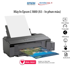 [FREESHIP] Máy In Epson L1800 (A3 - In phun màu) 15 trang / 1 phút độ phân giải 5760 x 1440 dpi
