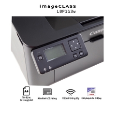 Máy in Laser Canon LBP 913W tốc độ in 22 trang/phút nhỏ gọn có WIFI