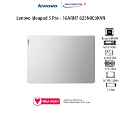 Laptop Lenovo Ideapad 5 Pro - 16ARH7 82SN003KVN (16