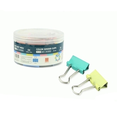 Kẹp bướm kẹp giấy màu 32mm hộp 24 chiếc
