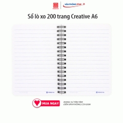 Sổ lò xo Creative A6 (200 trang)