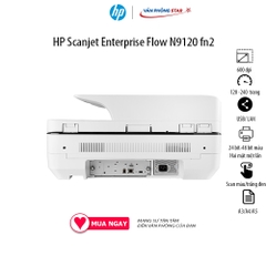 Máy quyét A3 HP Scanjet Enterprise Flow N9120 fn2, scan hai mặt, tốc Độ Scan 120 ppm/240 ipm, độ phân giải 600 ppi