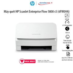 Máy quét HP ScanJet Enterprise Flow 5000 S5 (6FW09A). Máy scan đảo mặt tự động - CHÍNH HÃNG HP MỚI 100% - Vanphongstar