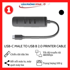 Bộ chuyển đổi USB-C sang 3*USB 3.0+RJ45 Ugreen (10917)