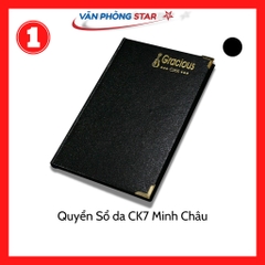 Quyển Sổ da CK7 Minh Châu da mềm
