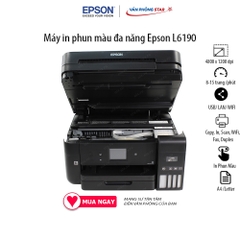 Máy in phun màu Epson L6190 Wifi (Copy, In, Scan, WiFi, Fax, Duplex) tốc độ 15 trang/phút độ phân giải 4800 x 1200 dpi
