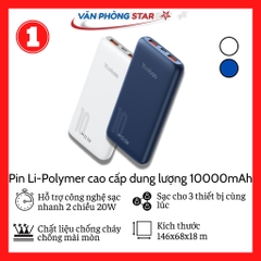 Sạc Dự Phòng Yoobao D10Q 10000mAh PD 3.0 Chính hãng BH 12 tháng