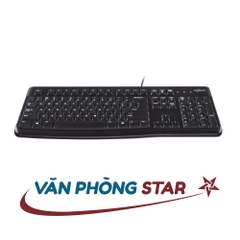 Bàn phím  LOGITECH KEYBOARD K120 (Có dây/USB port/ giảm ồn/ kháng nước)