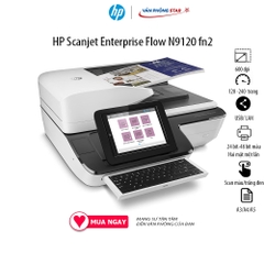 Máy quyét A3 HP Scanjet Enterprise Flow N9120 fn2, scan hai mặt, tốc Độ Scan 120 ppm/240 ipm, độ phân giải 600 ppi