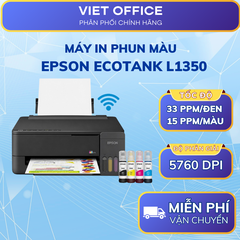 Máy in phun Epson EcoTank L1350 - In qua WiFi & di động tiện lợi - 5760 dpi - 100% Chính Hãng