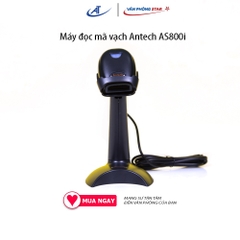 Máy quét mã vạch 1D Antech AS800i có dây Công nghệ đọc CCD Tốc độ 300 scan/s Kết nối USB Chất liệu nhựa cao cấp ABS+PC