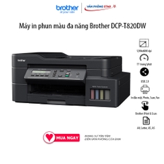 Máy in phun màu đa năng Brother DCP-T820DW  In,Quét,Copy, 17 trang/phút, kết nối wifi