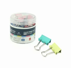 Kẹp bướm, kẹp giấy màu Hồng Hà 15mm