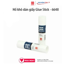 Hồ khô dán giấy Glue Stick văn phòng Hồng Hà - 6648 sử dụng dán giấy ở dạng khô cho văn phòng thân thiện với môi trường