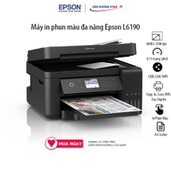 Máy in phun màu Epson L6190 Wifi (Copy, In, Scan, WiFi, Fax, Duplex) tốc độ 15 trang/phút độ phân giải 4800 x 1200 dpi