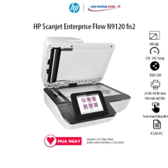 Máy quyét A3 HP Scanjet Enterprise Flow N9120 fn2, scan hai mặt, tốc Độ Scan 120 ppm/240 ipm, độ phân giải 600 ppi