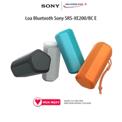 Loa Bluetooth Sony SRS-XE200/BC E, Kết nối USB Type-C, Bluetooth 5.2, Chống nước và chống bụi IP67, Bộ loa X-Balanced