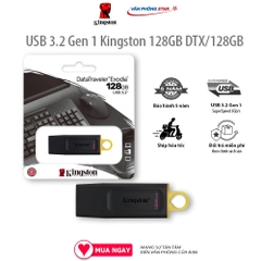USB kingston 3.2 Gen 1 - dung lượng 128GB/64GB/32GB - chính hãng bảo hành 5 năm ,tốc độ cao 115 Mbps-tương thích 2.0/3.0