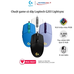 Chuột chơi game có dây Logitech G300S 2500 DPI 9 nút bấm có thể lập trình, 7 màu RGB tại vanphongstar