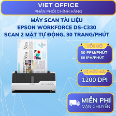Máy Scan Tài Liệu Epson WorkForce DS-C330 – Scan 2 Mặt Tự Động, 30 Trang/Phút, ADF 20 Tờ