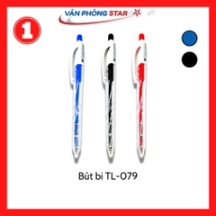 1 hộp bút bi TL-079 Thiên Long nét trơn êm, sắc sảo