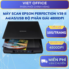 Máy Scan Epson Perfection V39II A4 Độ Phân Giải 4800dpi Scan Ảnh & Tài Liệu Chính Hãng