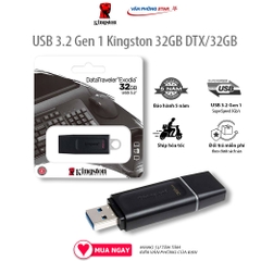 USB kingston 3.2 Gen 1 - dung lượng 128GB/64GB/32GB - chính hãng bảo hành 5 năm ,tốc độ cao 115 Mbps-tương thích 2.0/3.0