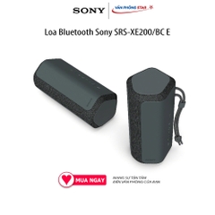Loa Bluetooth Sony SRS-XE200/BC E, Kết nối USB Type-C, Bluetooth 5.2, Chống nước và chống bụi IP67, Bộ loa X-Balanced