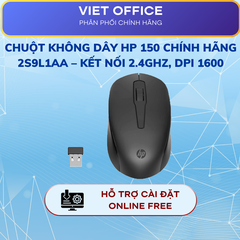 Chuột Không Dây HP 150 Chính Hãng 2S9L1AA – Kết Nối 2.4GHz, DPI 1600, Pin Lâu
