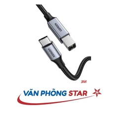 Cáp dữ liệu USBC-C cho máy in truyền dữ liệu từ máy tính ra máy in dài 3m Ugreen (80808)