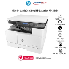 [FREE SHIP] Máy in đa chức năng HP LaserJet M438dn In, Sao chép, Quét Tốc độ: 22 trang / phút khổ A4,mới 100% chính hãng