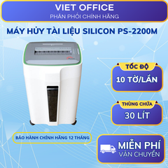 Máy Hủy Tài Liệu Silicon PS-2200M – Công Suất Cao, Hủy Siêu Vụn, Bảo Mật Tài Liệu Văn Phòng