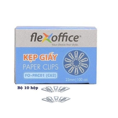 Kẹp giấy Flexoffice FO-PAC01