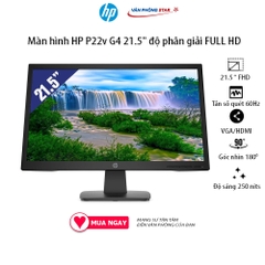 Màn hình HP P22v G4 21.5 inch độ phân giải Full HD chống chói, giảm ánh sáng xanh chính hãng bảo hành 36 tháng