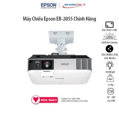 Máy Chiếu Epson EB-2055 Độ phân giải WUXGA XGA (1024 x 768)Cường độ sáng 5,500 Ansi Lumen, Tuổi thọ bóng 10000 giờ