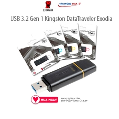 USB kingston 3.2 Gen 1 - dung lượng 128GB/64GB/32GB - chính hãng bảo hành 5 năm ,tốc độ cao 115 Mbps-tương thích 2.0/3.0