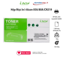 Hộp Mực 05A/80A CHÍNH HÃNG I-AICON dùng cho máy in HP LaserJet P2035,2055/Canon LBP 6650/6650DN CAM KẾT BẢO HÀNH 1 ĐỔI 1