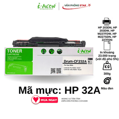 Cụm trống 32A CHÍNH HÃNG I-AICON dùng cho máy in HP 203DN, HP 203DW, HP M227FDW, HP M227SDN, HP 227FDN. BẢO HÀNH 1 ĐỔI 1