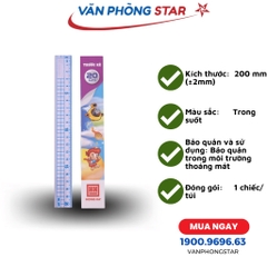 Thước kẻ 20cm 3391 học sinh