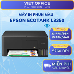 Máy in phun đa năng Epson EcoTank L3350 Copy - In - Scan. In qua WiFi & Di động Chính Hãng