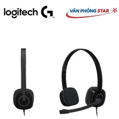 [FREESHIP] Tai nghe Logitech H151 tại Vanphongstar Chất Lượng Cao Với Mic Khử Tiếng Ồn Chính hãng bảo hành 12 tháng